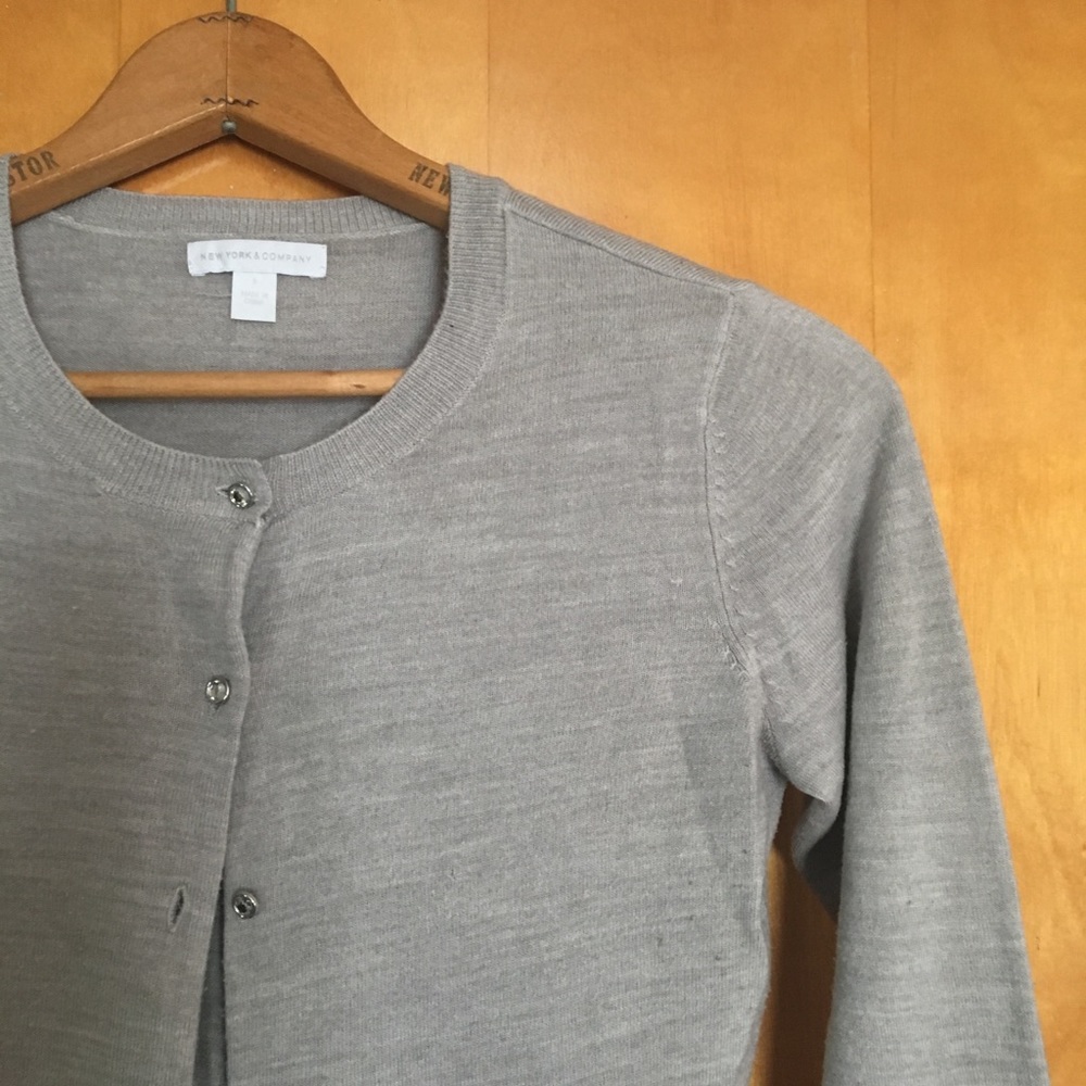 Gray Cardigan